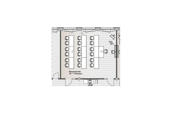 Standardbestuhlung Raum Augsburg - SVG Seminarraumzentrum