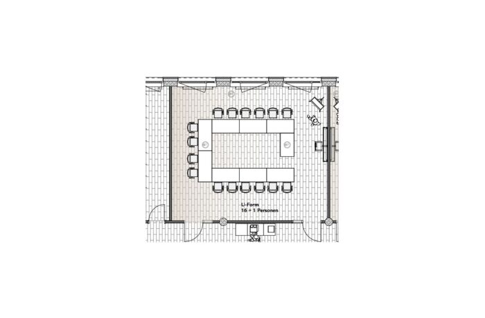 U-Bestuhlung Raum Augsburg - SVG Seminarraumzentrum