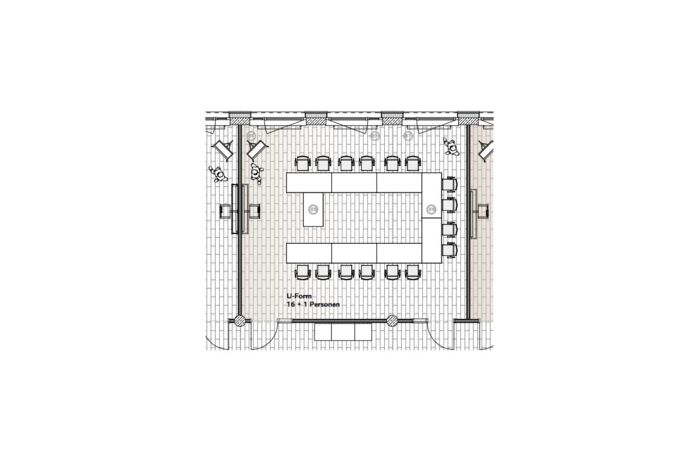 U-Bestuhlung Raum Landsberg - SVG Seminarraumzentrum