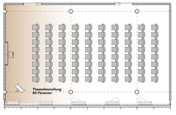 Theaterbestuhlung Raum Oberpfalz - SVG Seminarraumzentrum