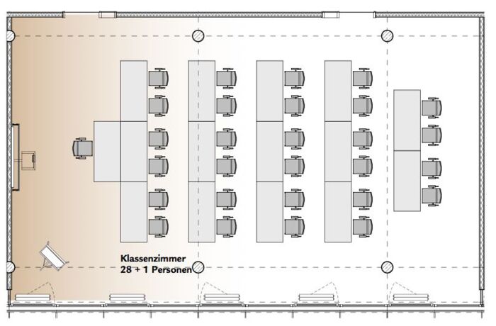 Standardbestuhlung Raum Oberpfalz - SVG Seminarraumzentrum