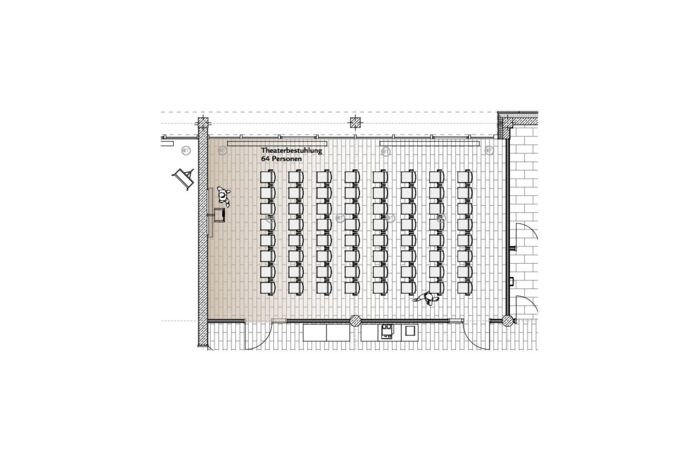 Theaterbestuhlung Seminarraum München - SVG Seminarraumzentrum