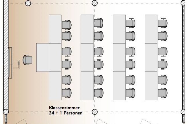 Standardbestuhlung Raum Niederbayern - SVG Seminarraumzentrum