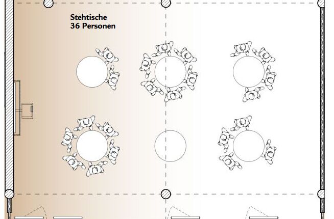 Stehtische Raum Niederbayern - SVG Seminarraumzentrum