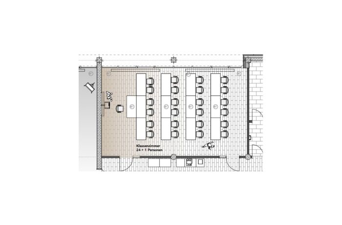 Standardbestuhlung Raum Rosenheim - SVG Seminarraumzentrum